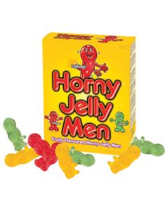 Stor eske med Horny Jelly Men - 150 gram Godteri
